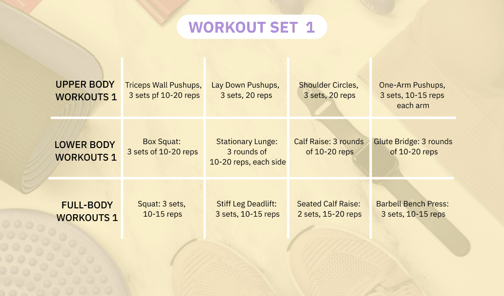 Workout set 1